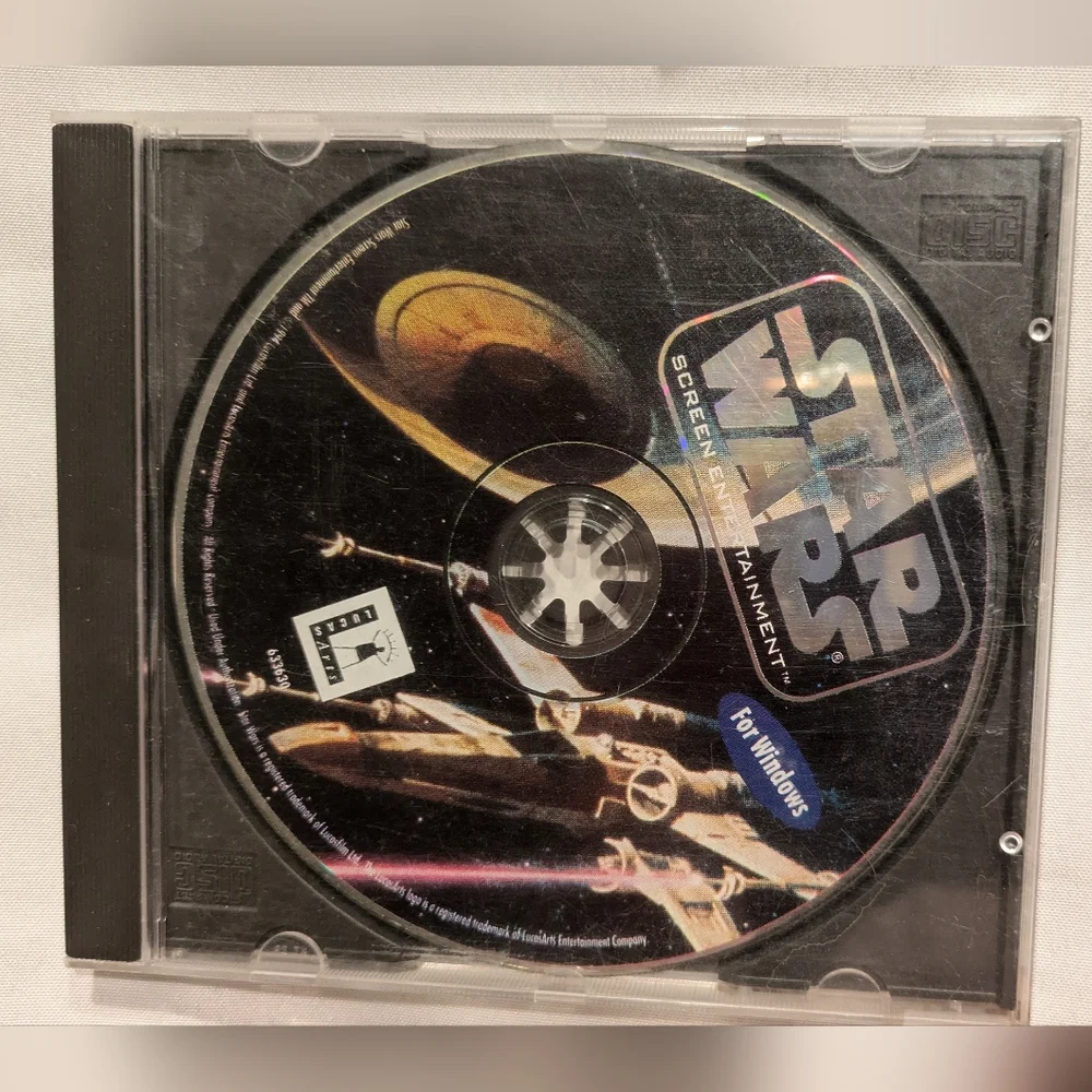 Vintage Star Wars Screen Entertainment Disc for Windows
